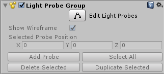 Light Probe Group コンポーネント