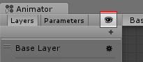 Layers と Parameters 非表示アイコン