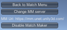 Find Internet Match をクリックした後の例。この例では、既存のマッチがありません。マッチが既にある場合は表示され、参加が可能です。
