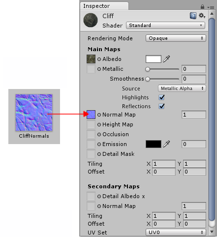 法線マップ Normal Map Bump Mapping Unity マニュアル