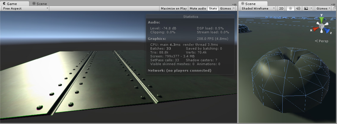 法線マップ Normal Map Bump Mapping Unity マニュアル