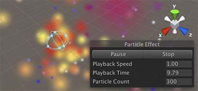 Using The Built In Particle System Unity マニュアル