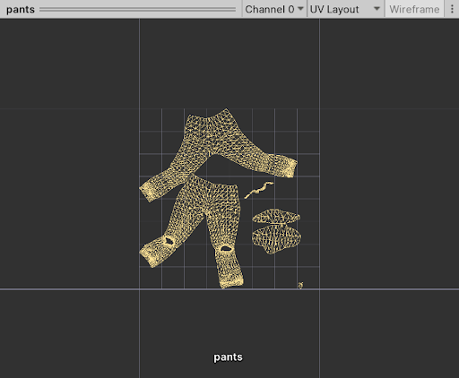 UV Layout ビュー