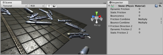 物理特性マテリアル <span class="doc-keyword">Inspector</span>