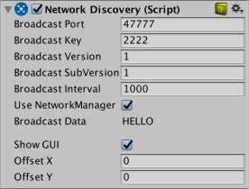 NetworkDiscovery コンポーネント