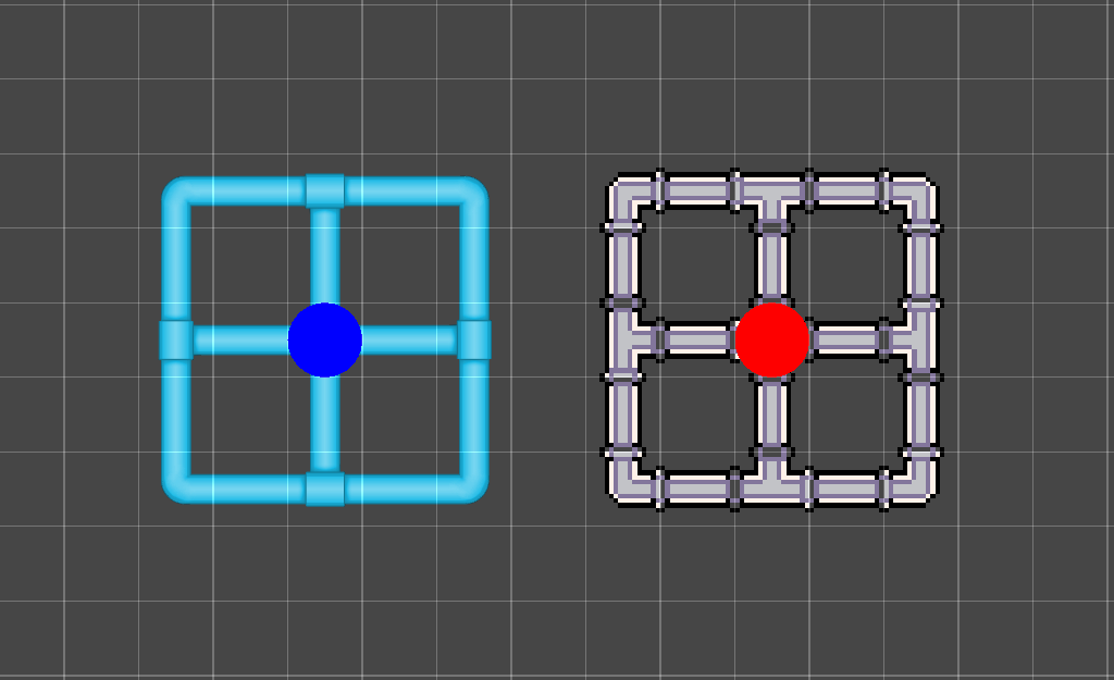 Rule Override タイルを使用したシーンビュー