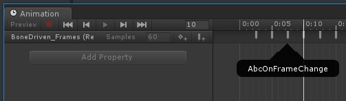 アニメーションイベントクリップ