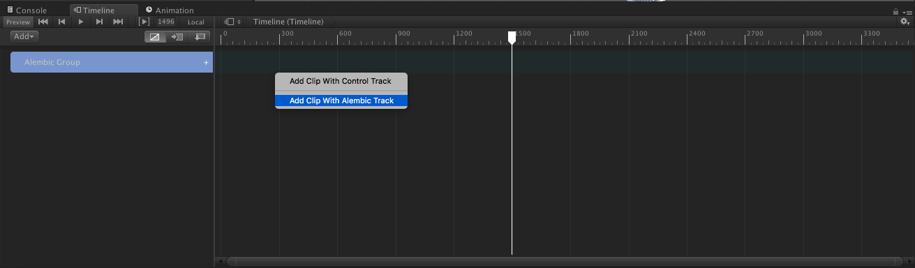 Alembic Clip エディター