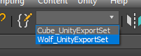 Autodesk® 3ds Max® の UnityExportSets