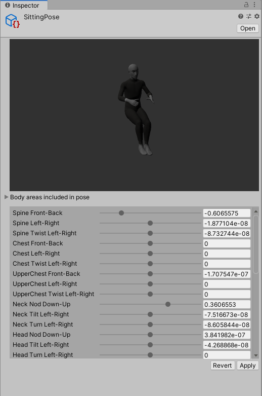 Body Pose Data