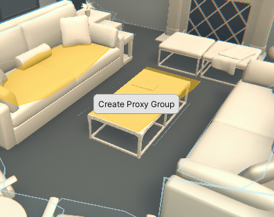 Create Proxy Group ボタン