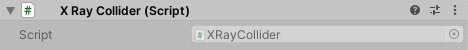 シミュレーション環境の XRay コライダー