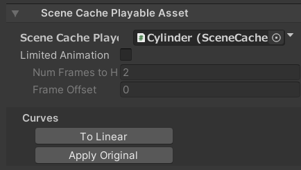 タイムライン上の SceneCache | MeshSync | 0.13.1-preview