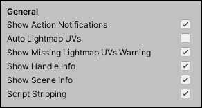 General セクション