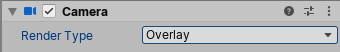 Camera コンポーネントの Inspector の Render Type