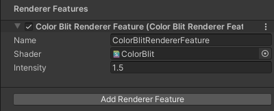 Renderer Feature の追加