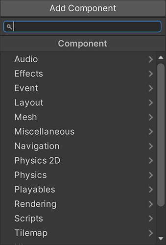 Component ブラウザー