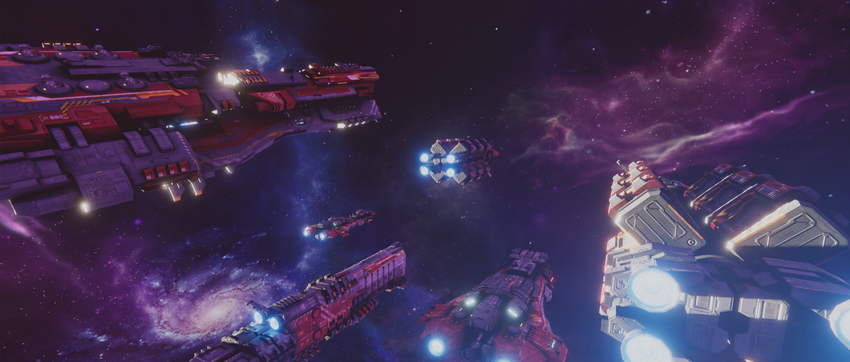 Bloom エフェクトをオンにしたシーン。