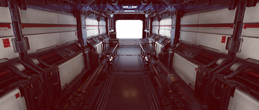 色収差効果をオフにしたシーン。