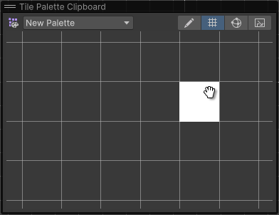Tile Palette Clipboard オーバーレイ。