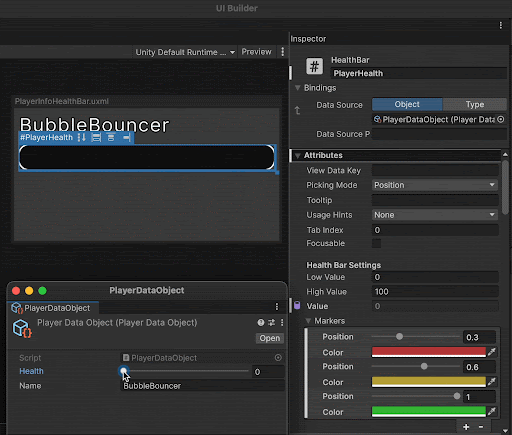 Data binding example