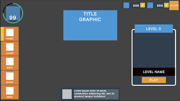 Use contrasting colors during wireframing.