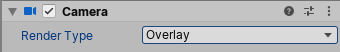 Camera 컴포넌트 인스펙터의 렌더 타입
