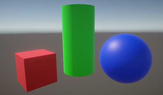 포스트 프로세싱 효과가 없는 씬.