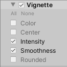 Volume Override 프로퍼티 리스트