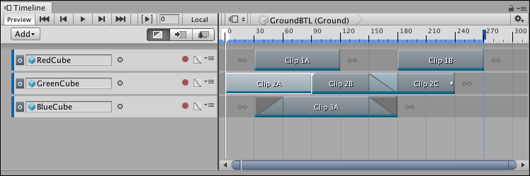 첫 번째 클립을 클릭하여 선택합니다