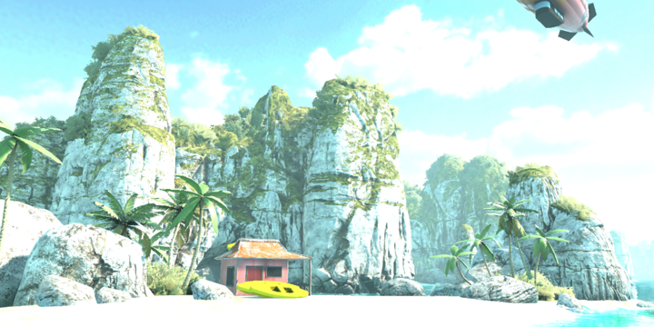 포스트 프로세싱 미적용 씬