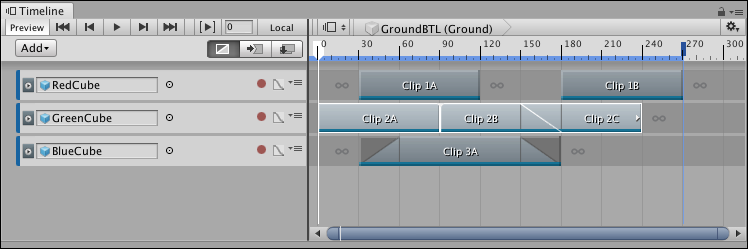 Shift-click the third clip to select contiguous clips on the same track
