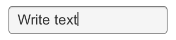 Text entered into the Input Field.