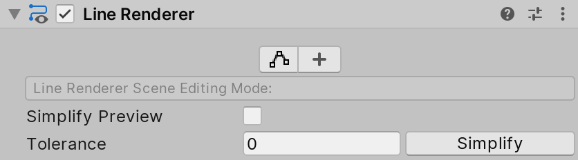 Line Renderer Simplify controls