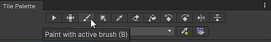 Paintbrush Tool highlighted