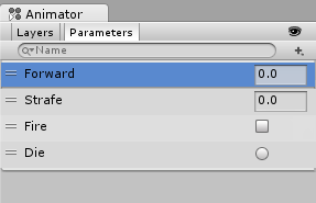 Unity - Manual: Animation Parameters