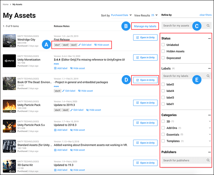 How do I download an asset? – Unity