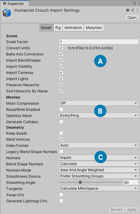 fbx unity no mesh