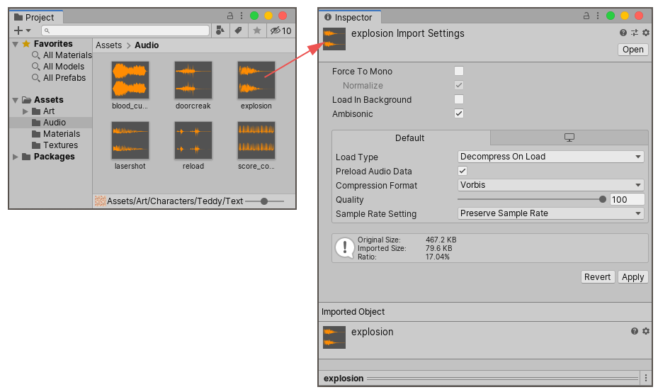 Unity Manual Importing