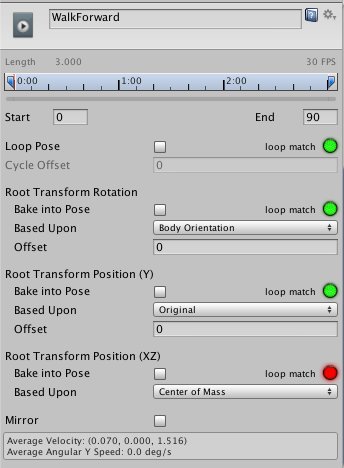 Example of a motion modification. (a) Root motion: target shelf