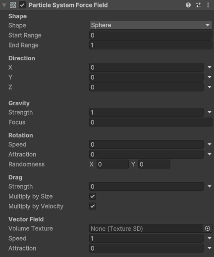 Defining the markers for a particle in 2D