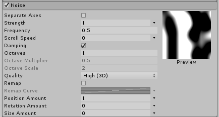 Unity - Manual: Noise module