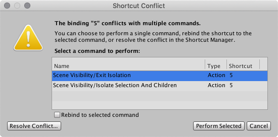 visual studio shortcuts for unity