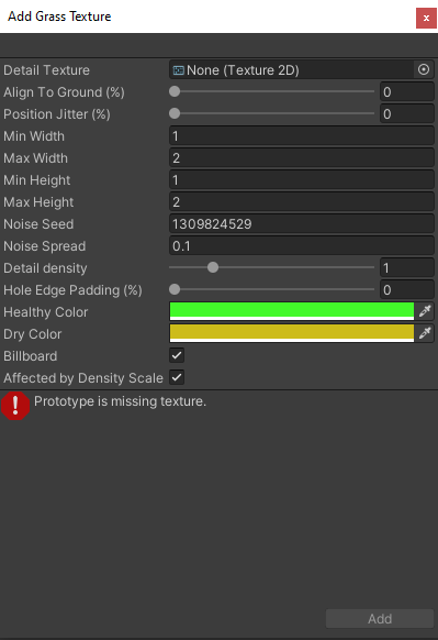 Unity - Manual: Grass and other details