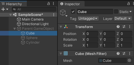 How to hide GameObject formed by multiple level modules without