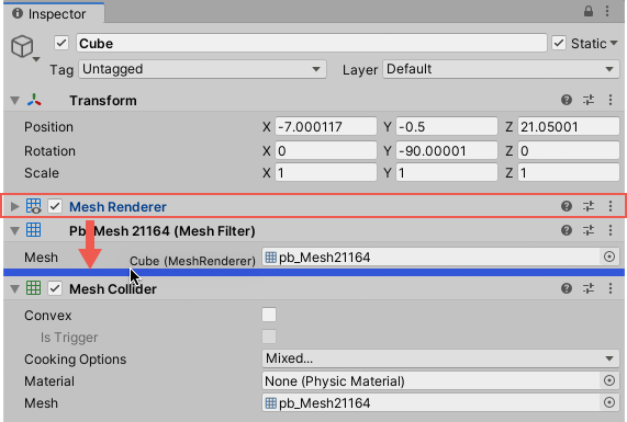 Unity Manual Working In The Inspector