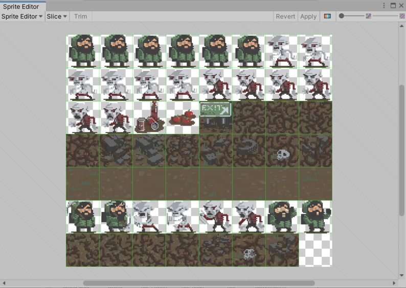 Frame-by-frame animation in the Sprite Editor