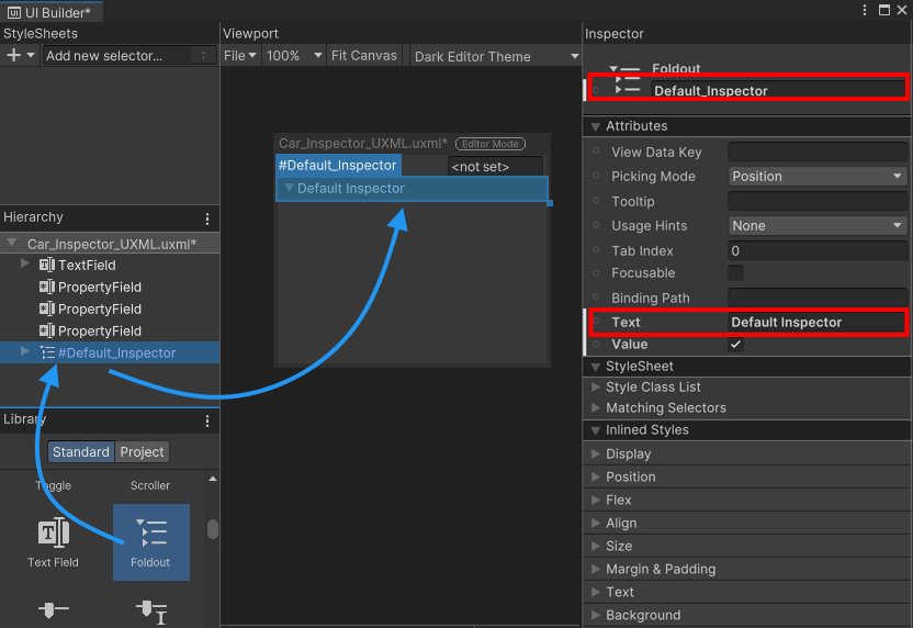 Unity - Manual: Create a custom style for a custom control