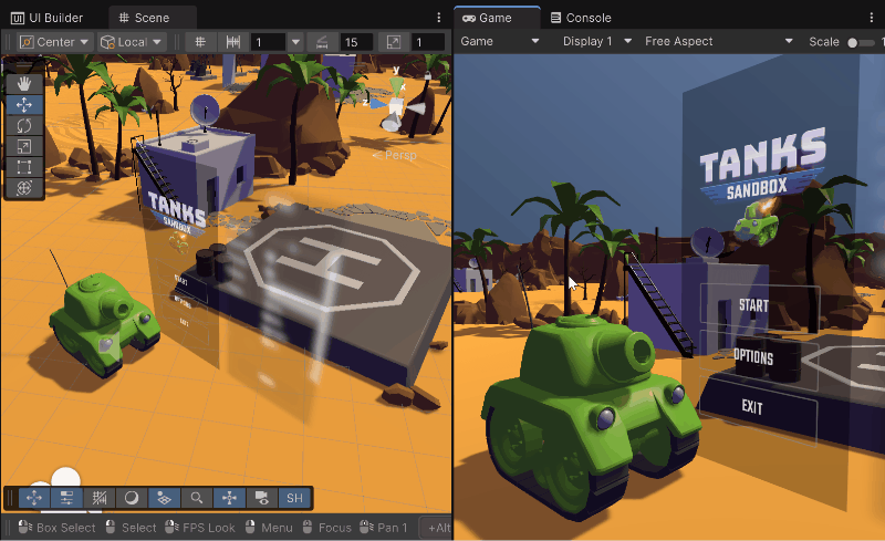World space UI
