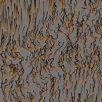 Strands with lots of noise throughout in Blow mode.